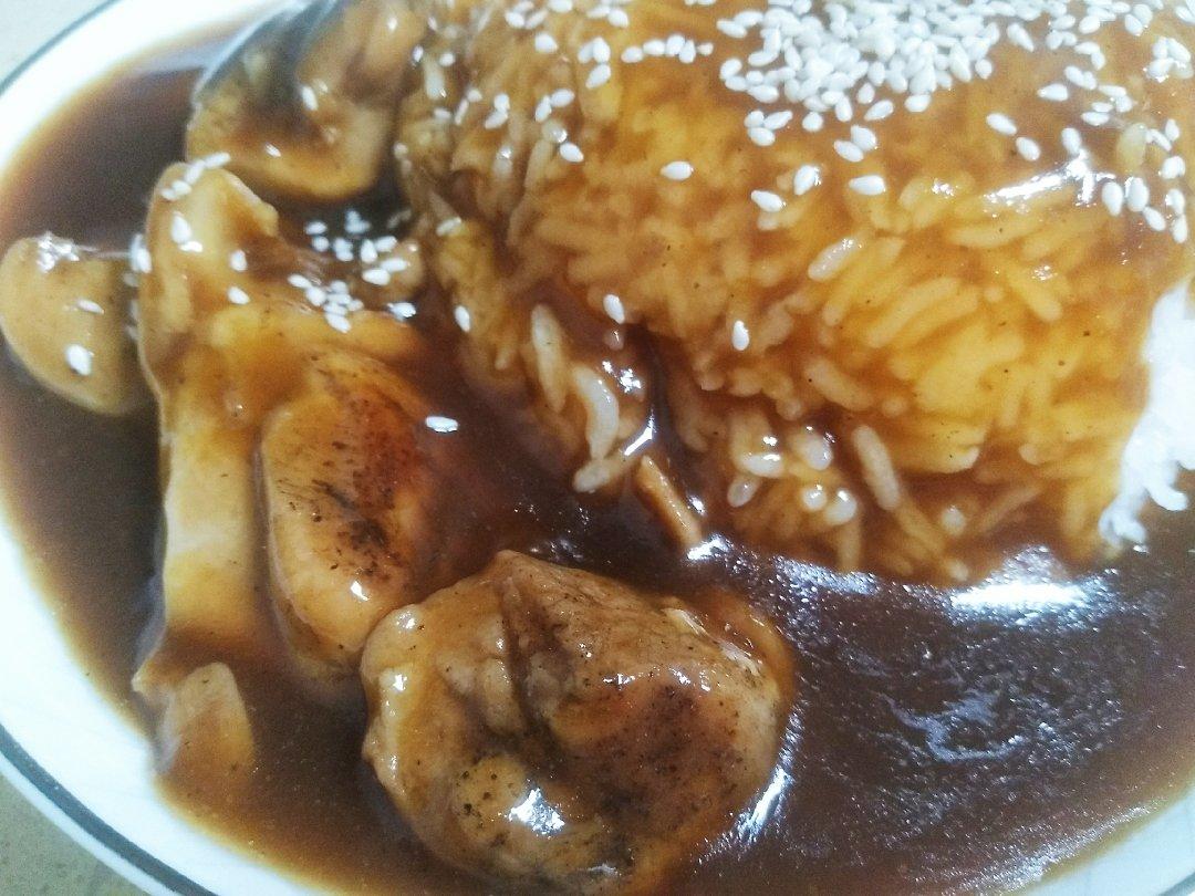 照烧鸡腿饭