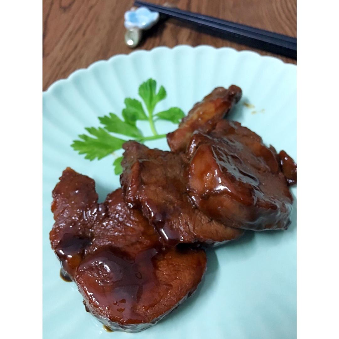 超简单平底锅叉烧肉，多汁味浓不能再快手