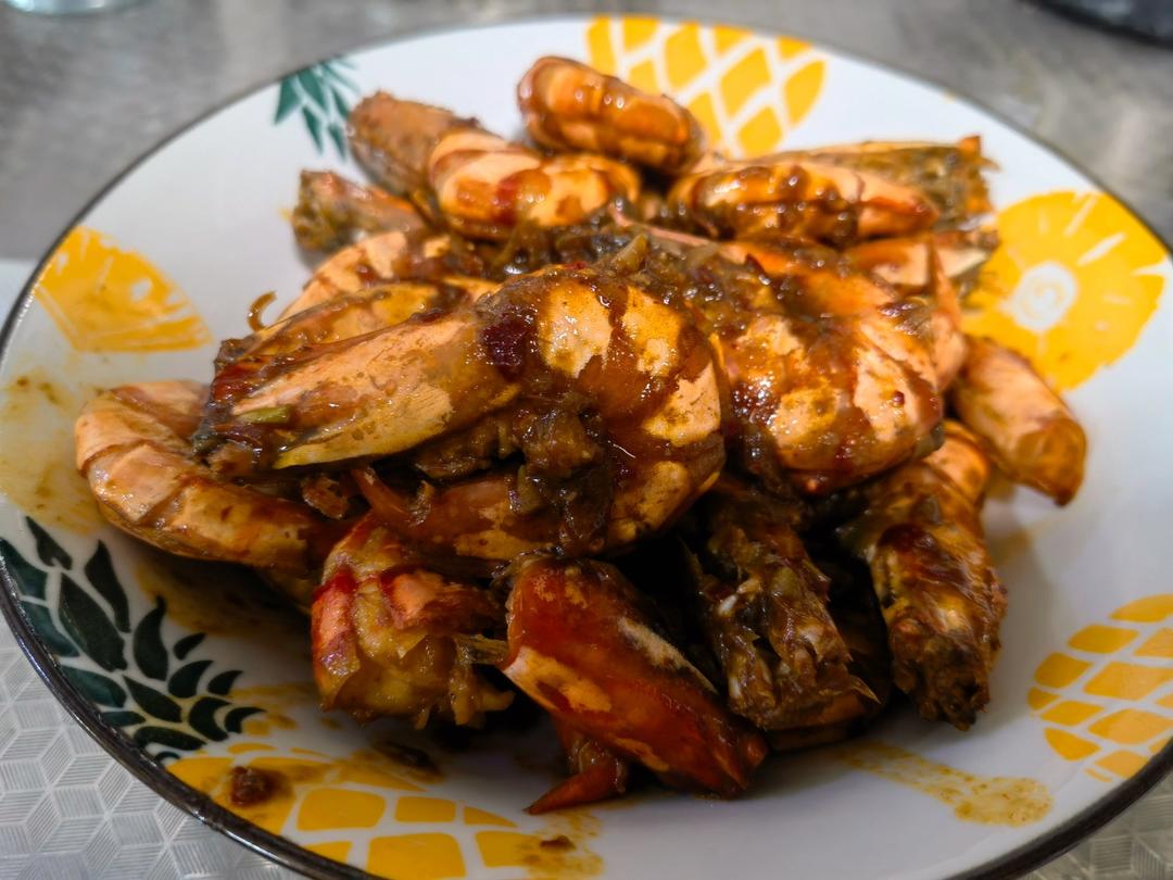 干烧大虾（黑虎虾）