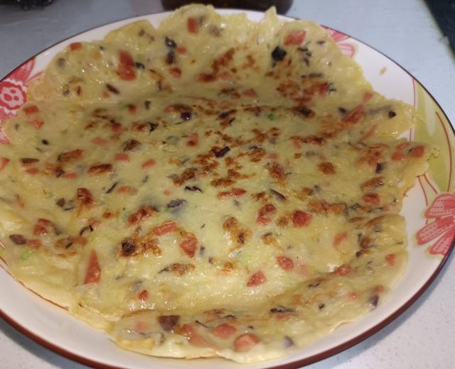 加万物鸡蛋饼的做法