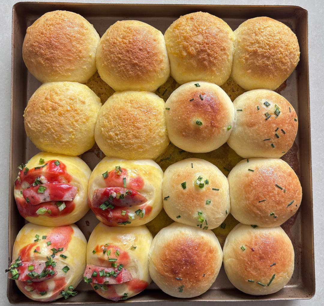 万能面团~一个面包解锁4种口味，太好吃了吧！