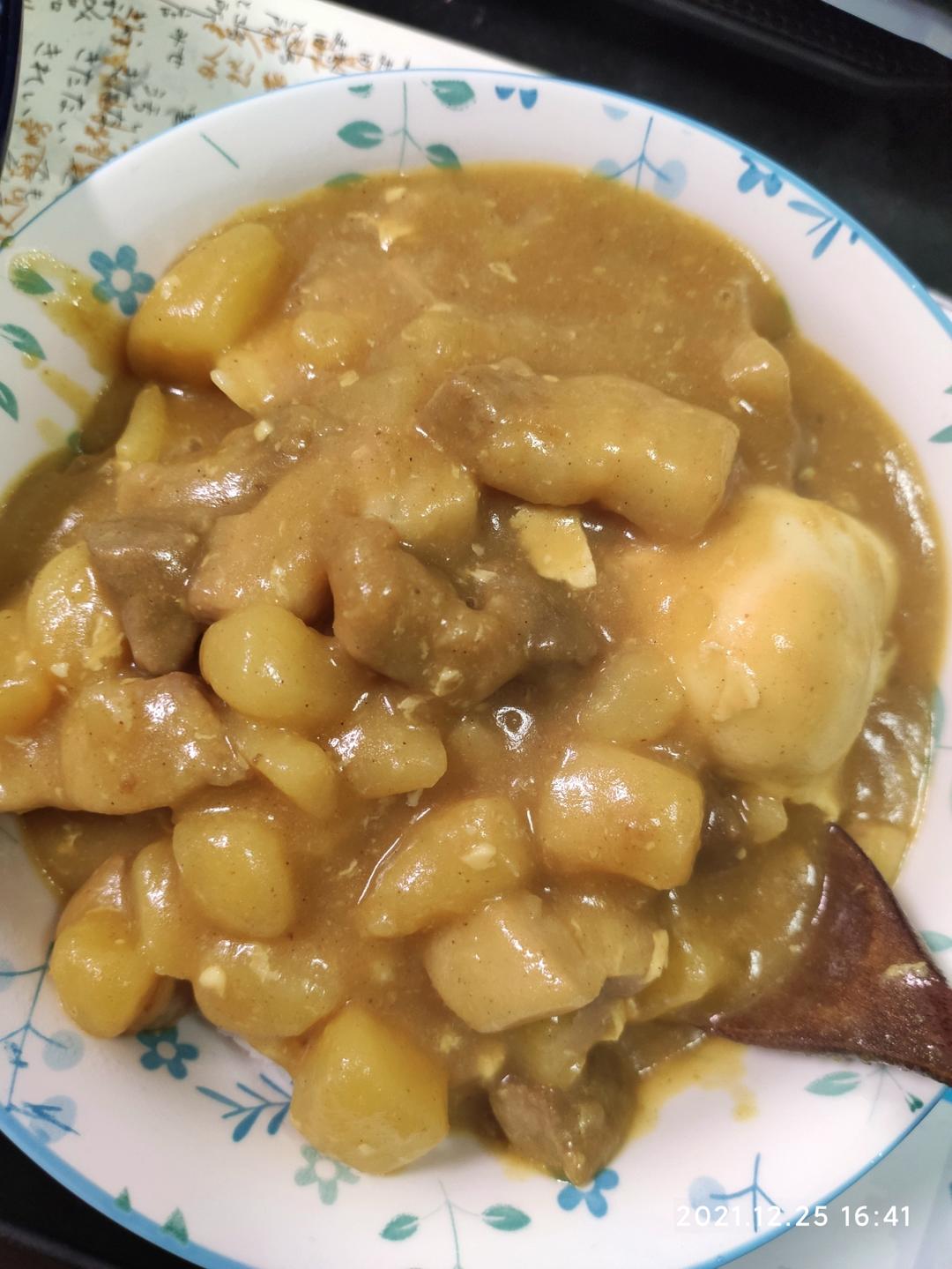 咖喱土豆🥔，简单易做，下饭神器🍚