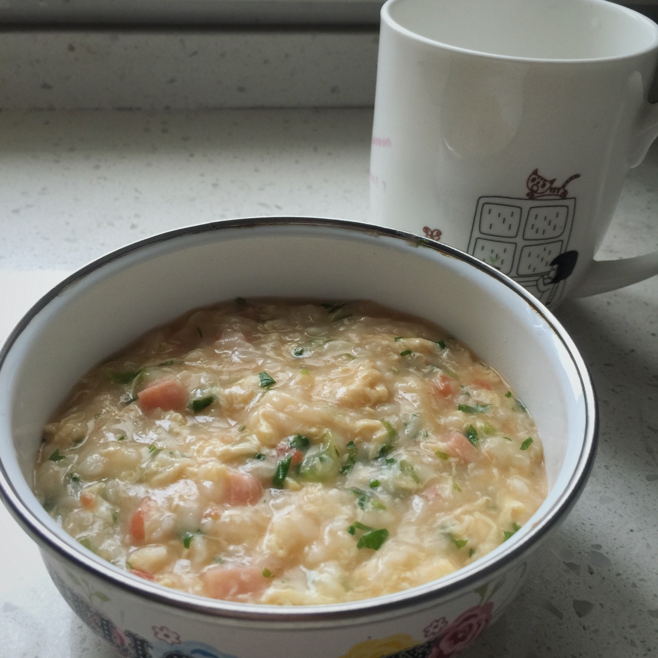 西红柿鸡蛋疙瘩汤