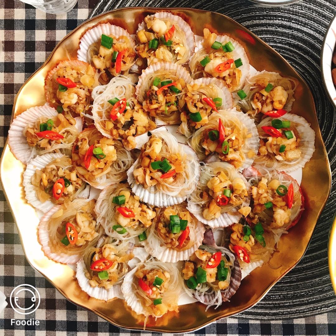 蒜蓉粉丝蒸扇贝