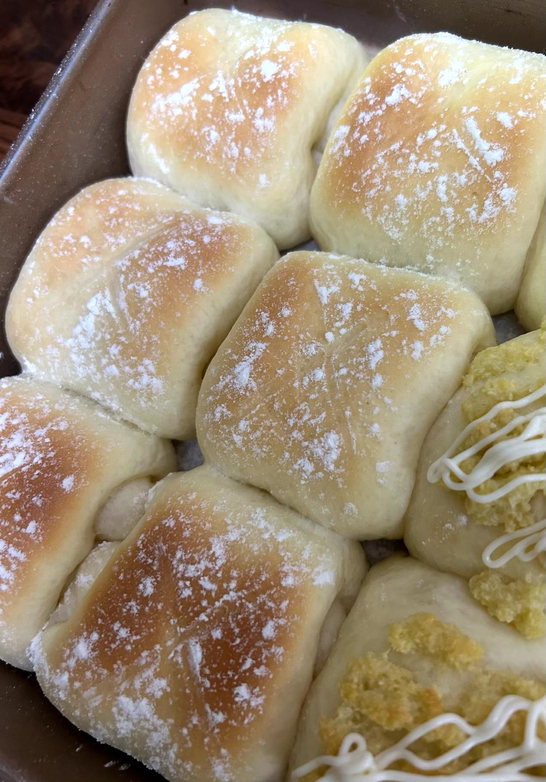 日式牛奶面包卷，松软到不行的一款