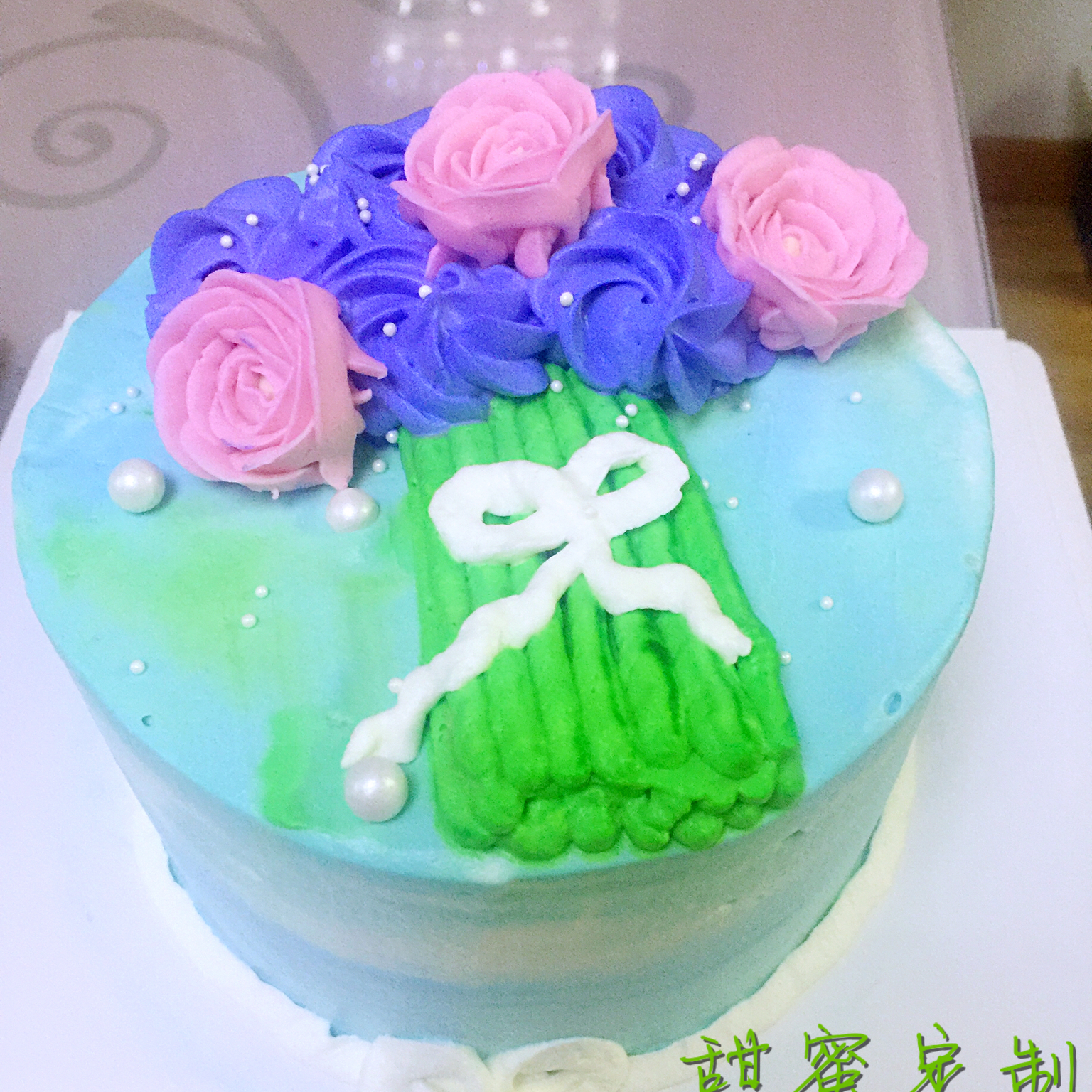 美人鱼迷糊芭比蛋糕