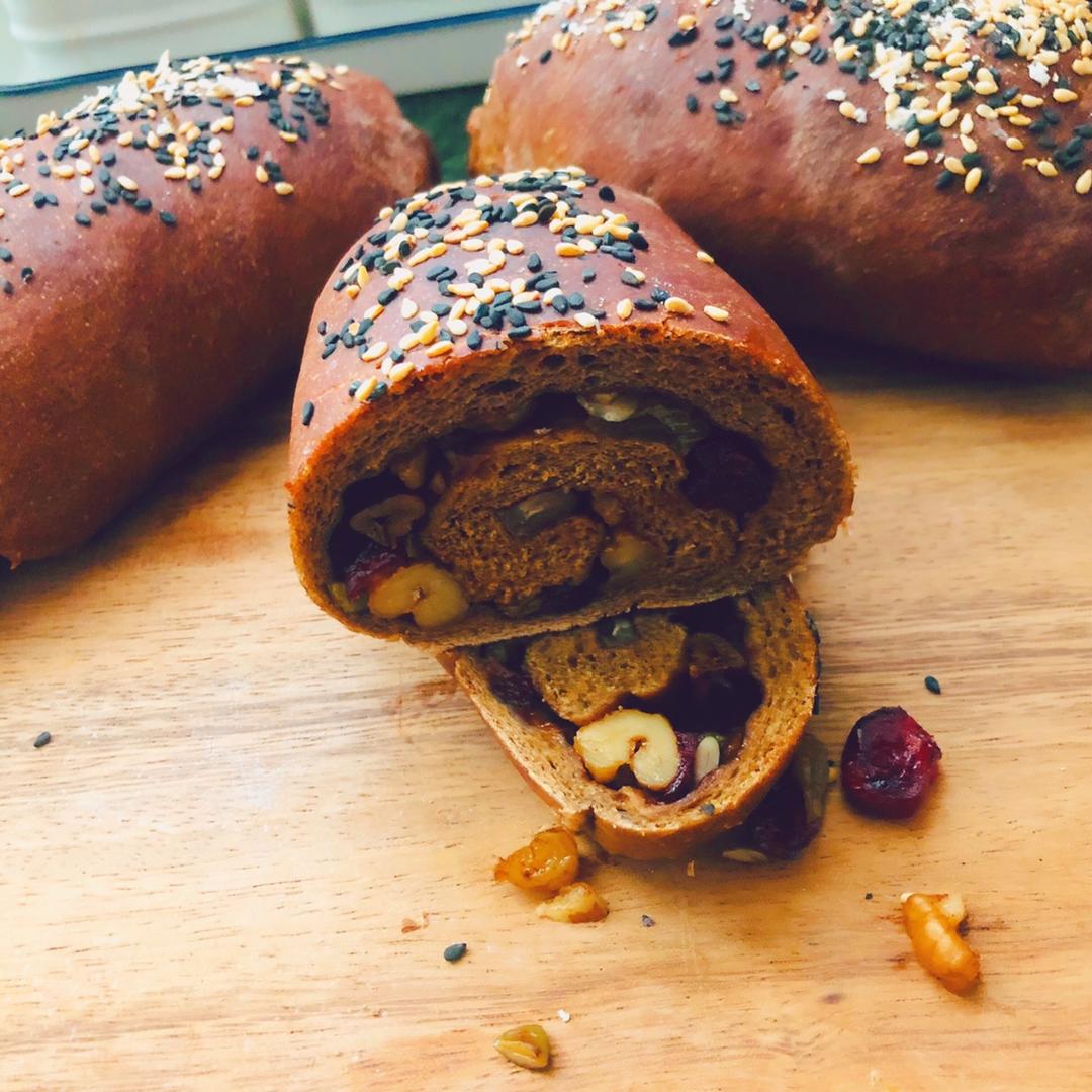 焦糖核桃咖啡软欧