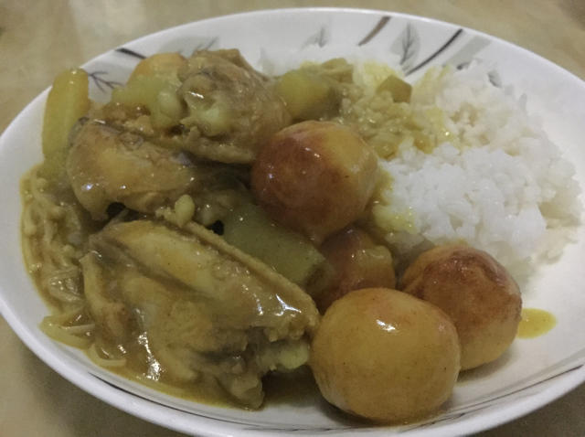 土豆咖喱鸡翅
