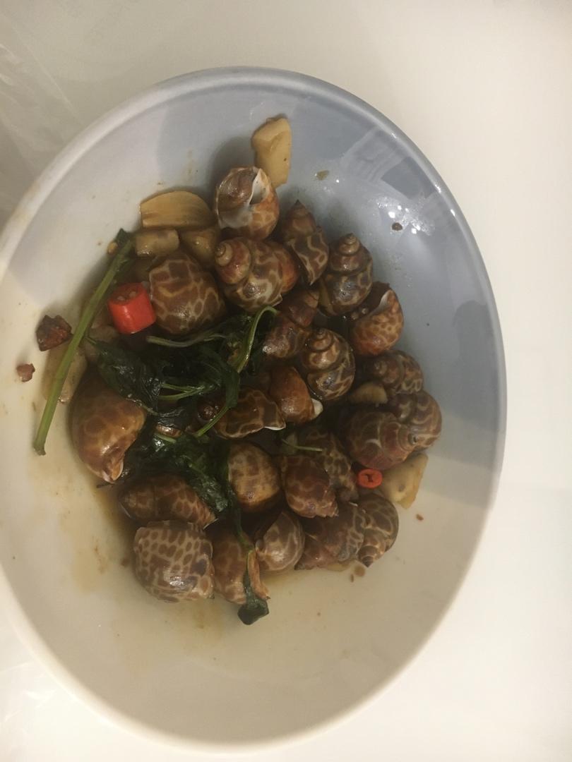 开店都可以的硬菜“辣酒煮花螺”