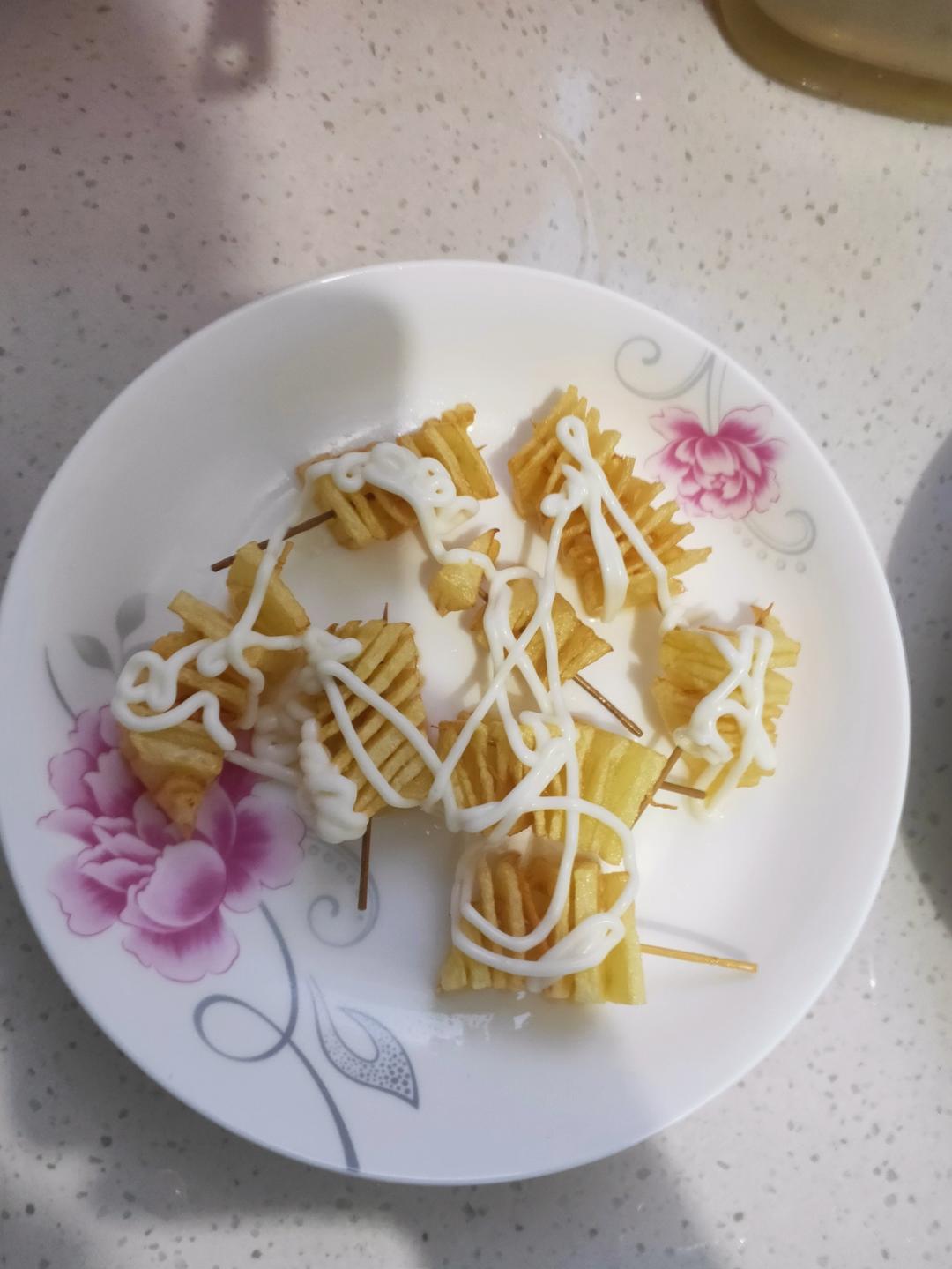 自制美味土豆黄金薯塔，干净健康
