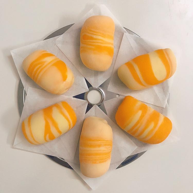 好吃的【树纹芝士馒头】超详细手揉光面馒头视频及总结