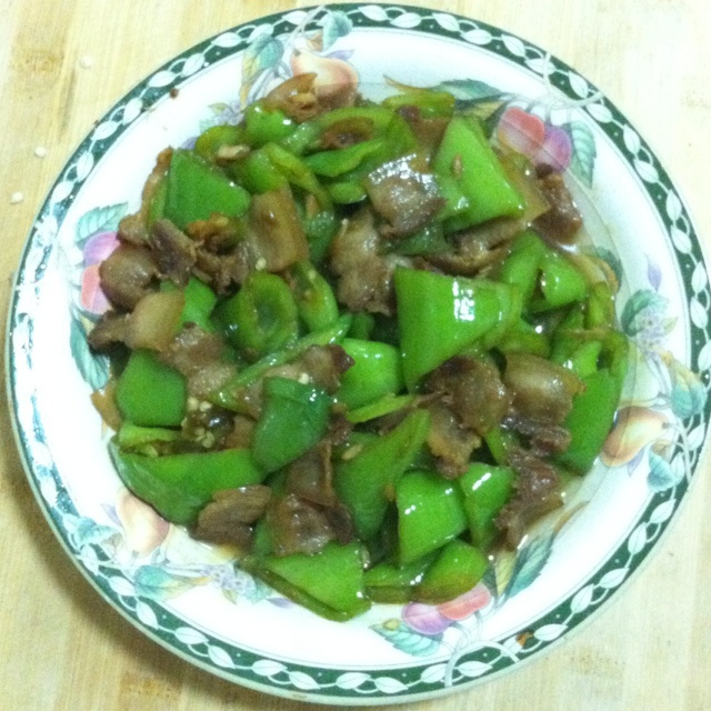 青椒炒肉