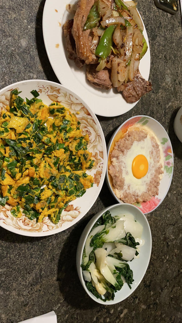 蒸马蹄肉饼