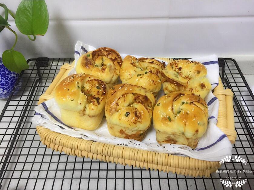 香葱鸡肉松包---5度冷藏基础发酵