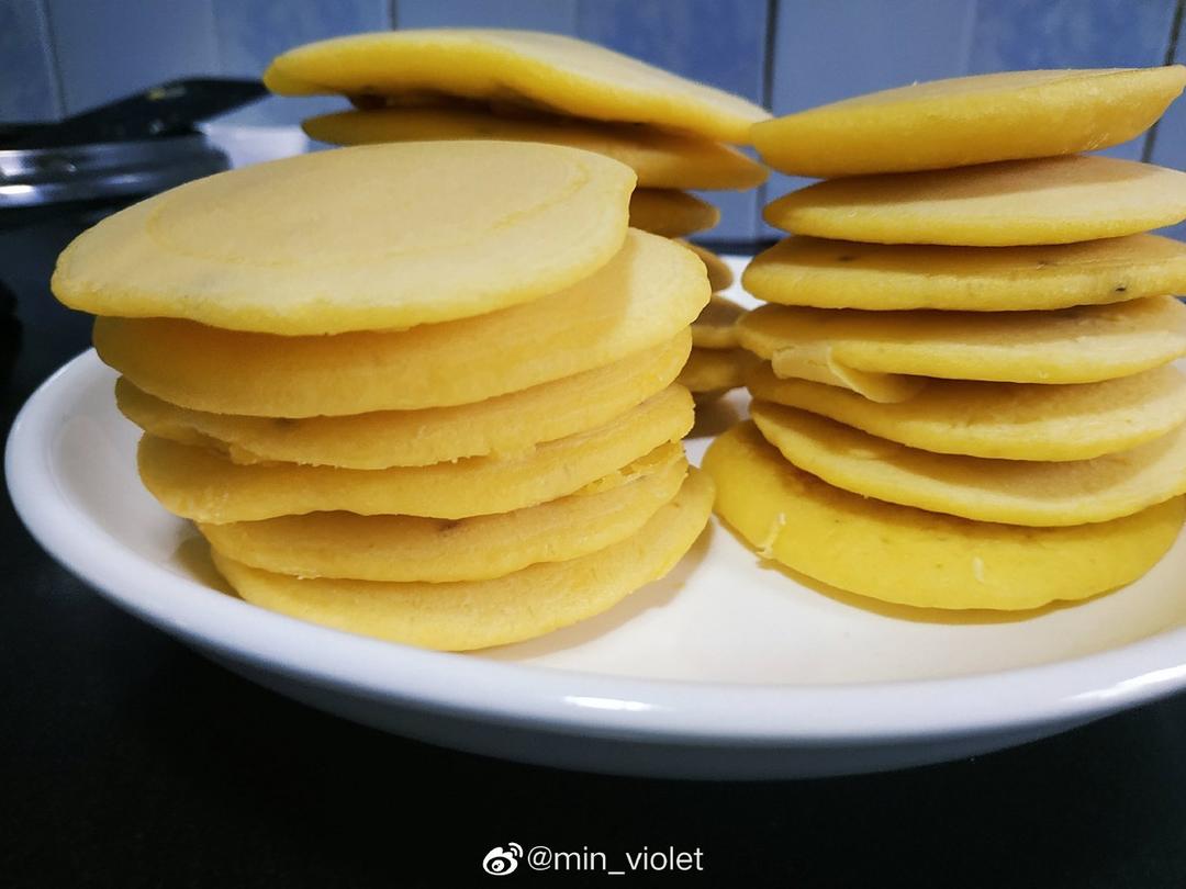 玉米面松饼，早起5分钟搞定，又软又健康