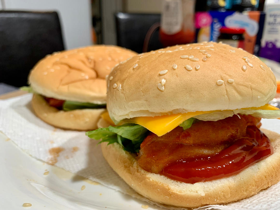 新奥尔良鸡腿堡（只需三步）