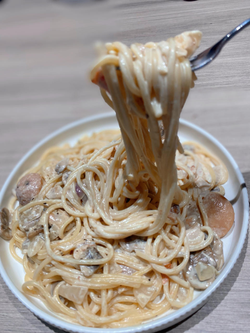 超快手的奶油培根意面🍝（消耗奶油系列）
