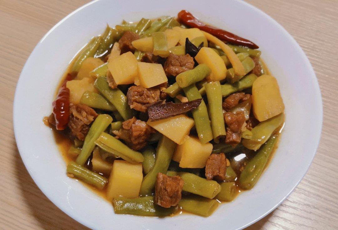 减脂可以吃的土豆豆角炖牛肉（乱炖）