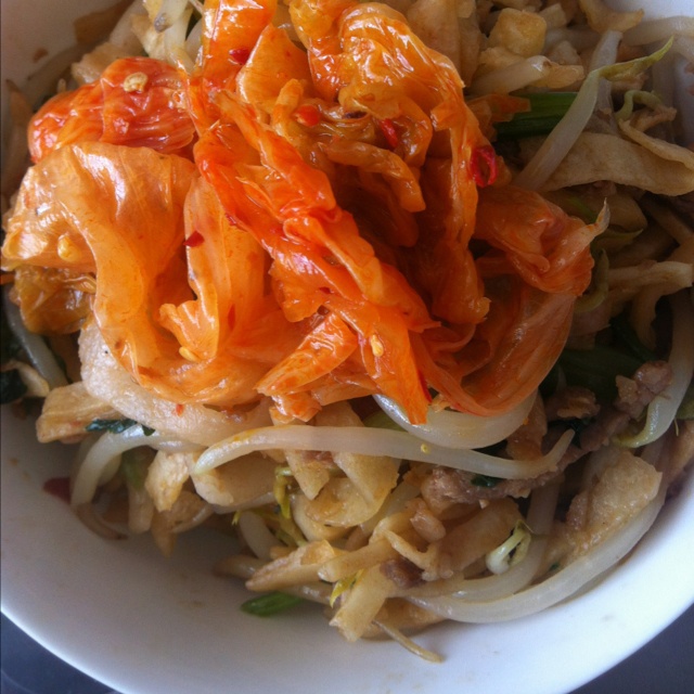 肉丝炒饼