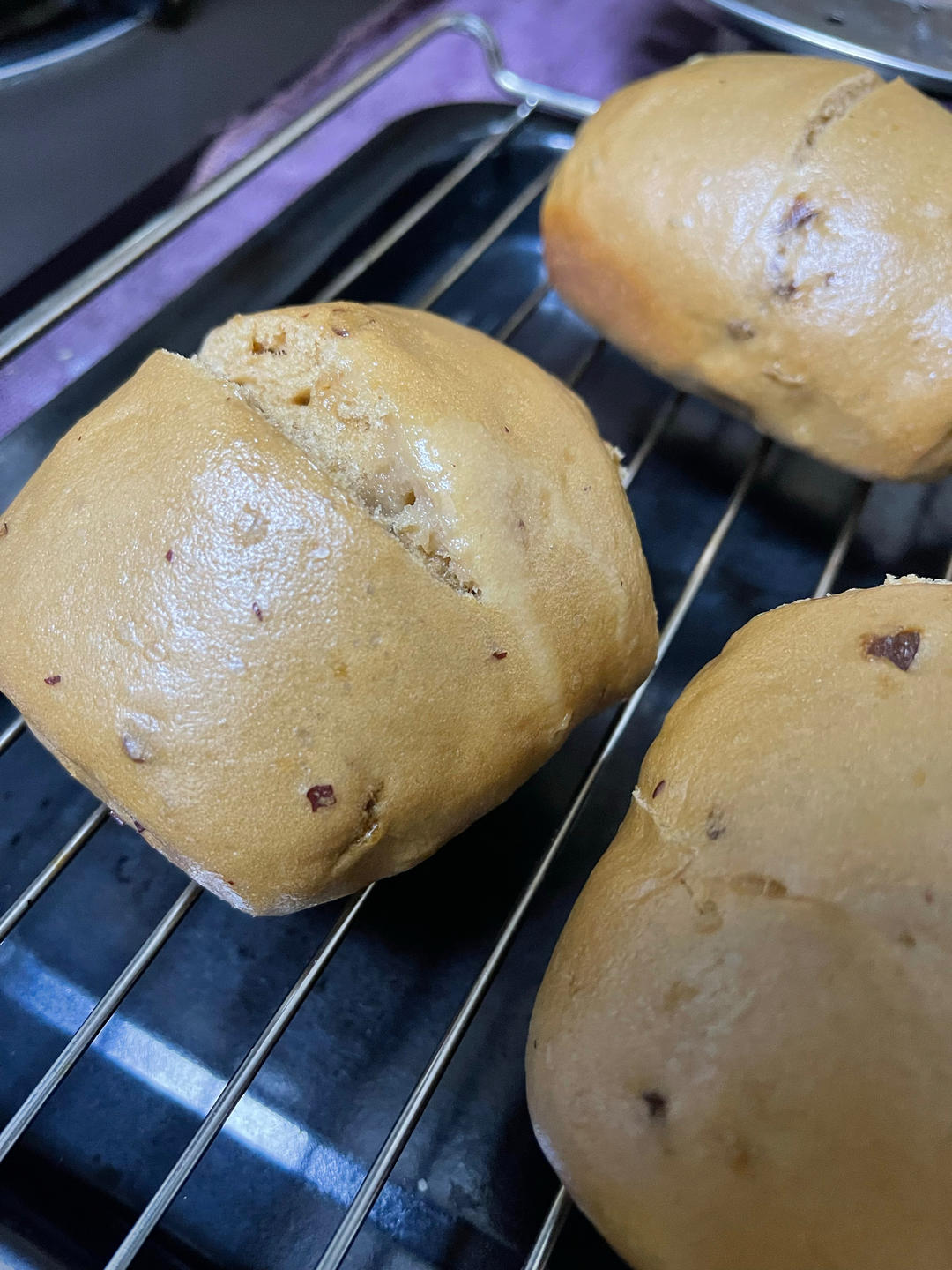 有料的红糖馒头（土豪包）