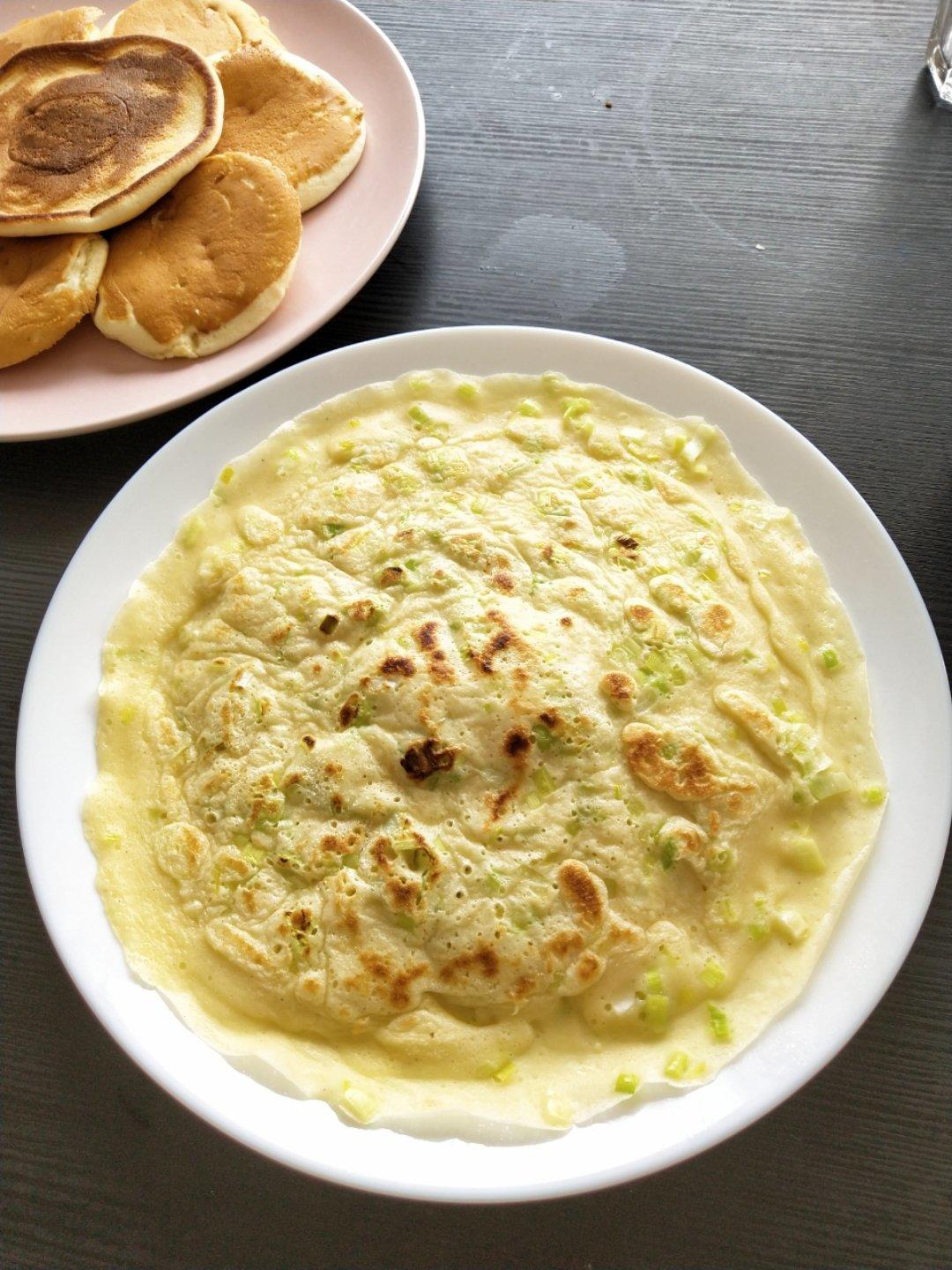 快速早餐鸡蛋葱花饼