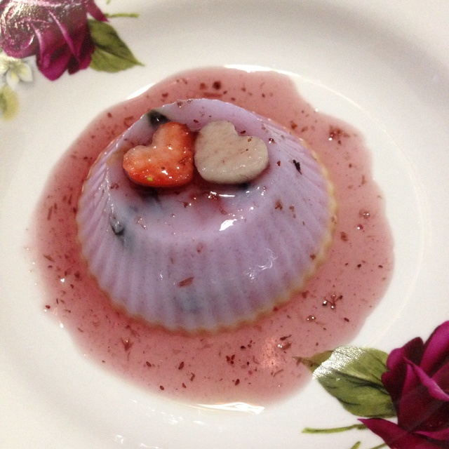 李慌慌做的香芋布丁