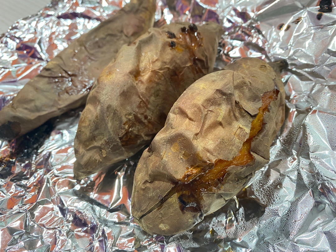 烤箱烤红薯