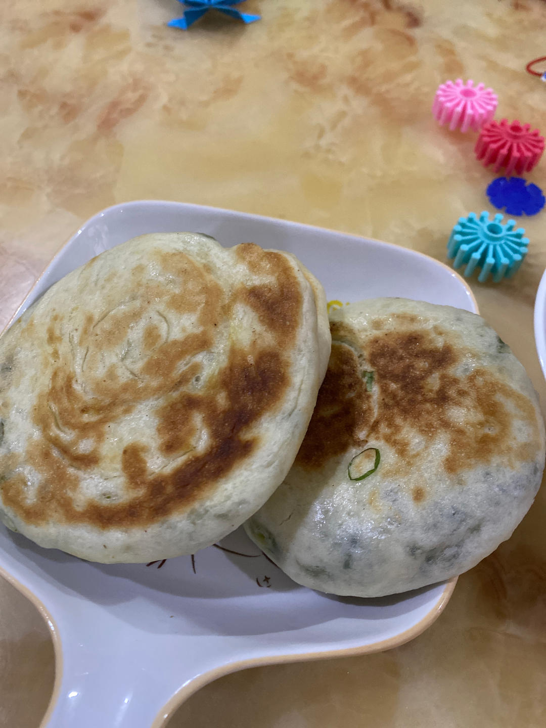 发面椒香葱花饼（超级宣软）