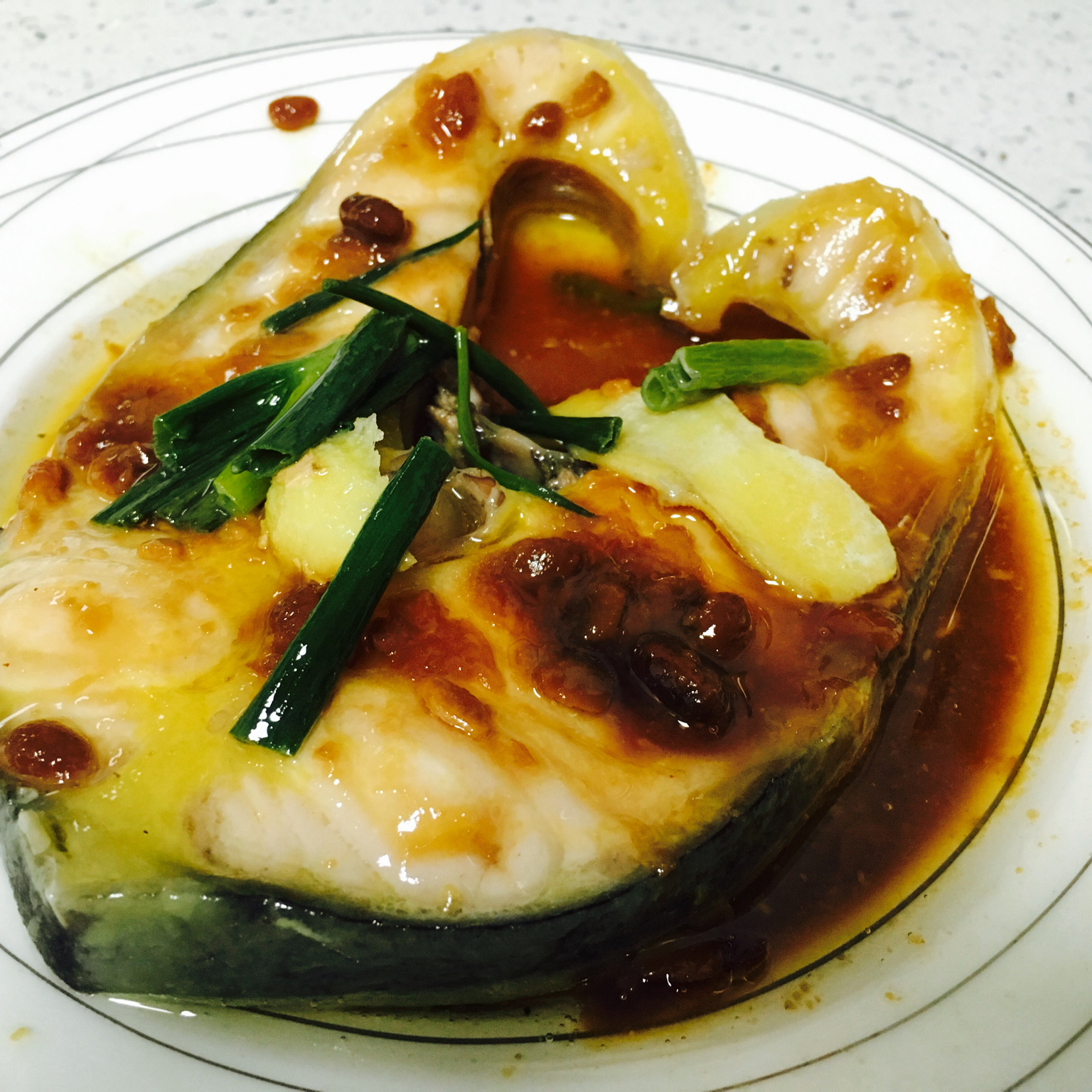 黄豆酱蒸鱼