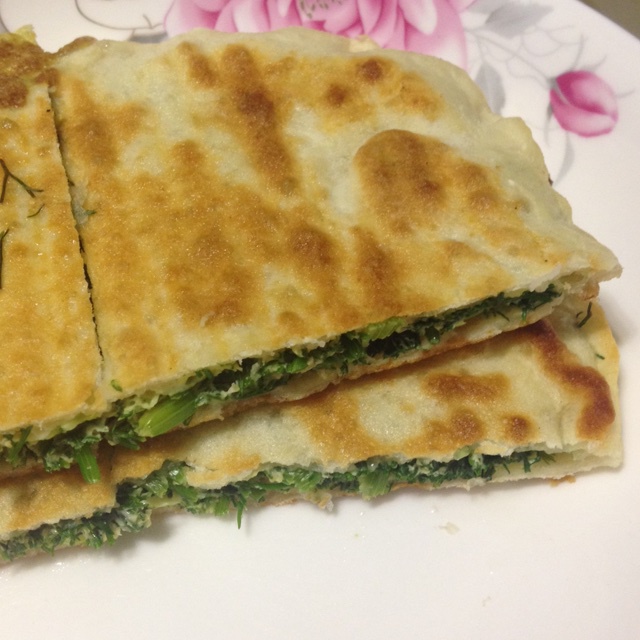 韭菜鸡蛋馅饼