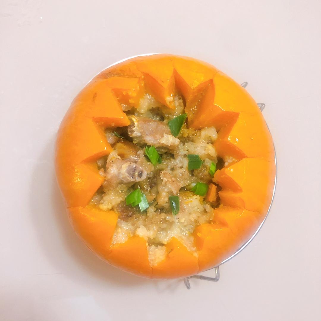 南瓜粉蒸排骨