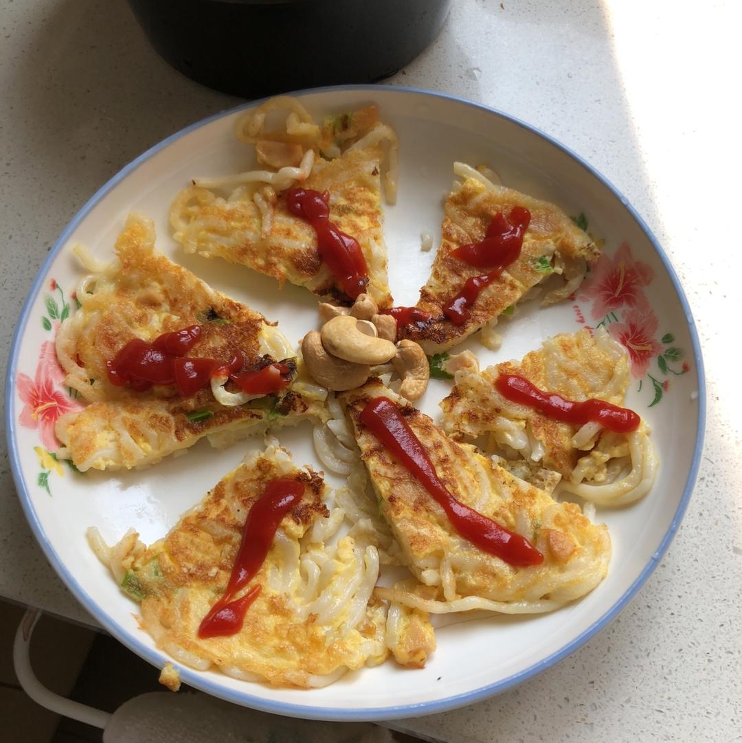 面条鸡蛋饼