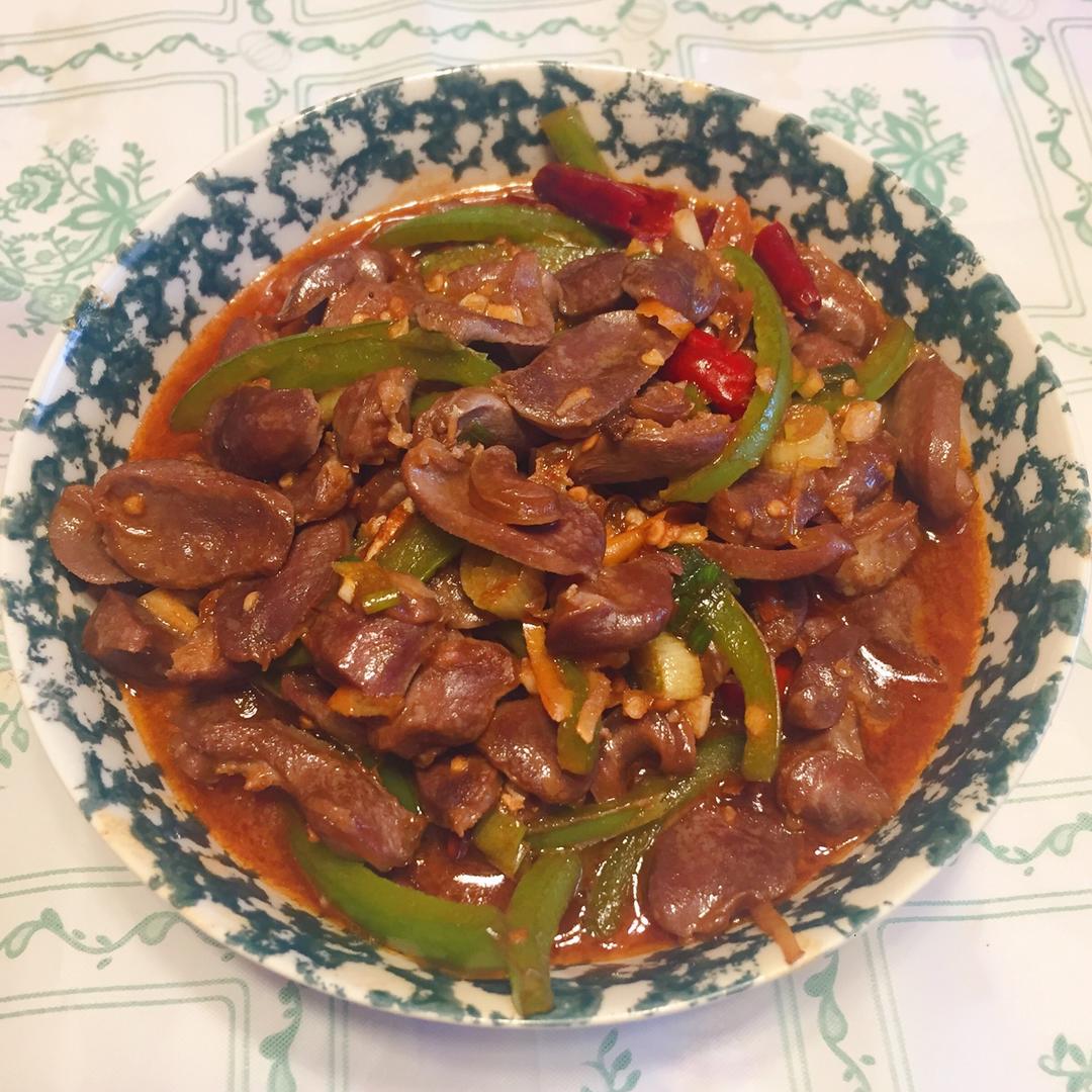 爆炒鸡胗