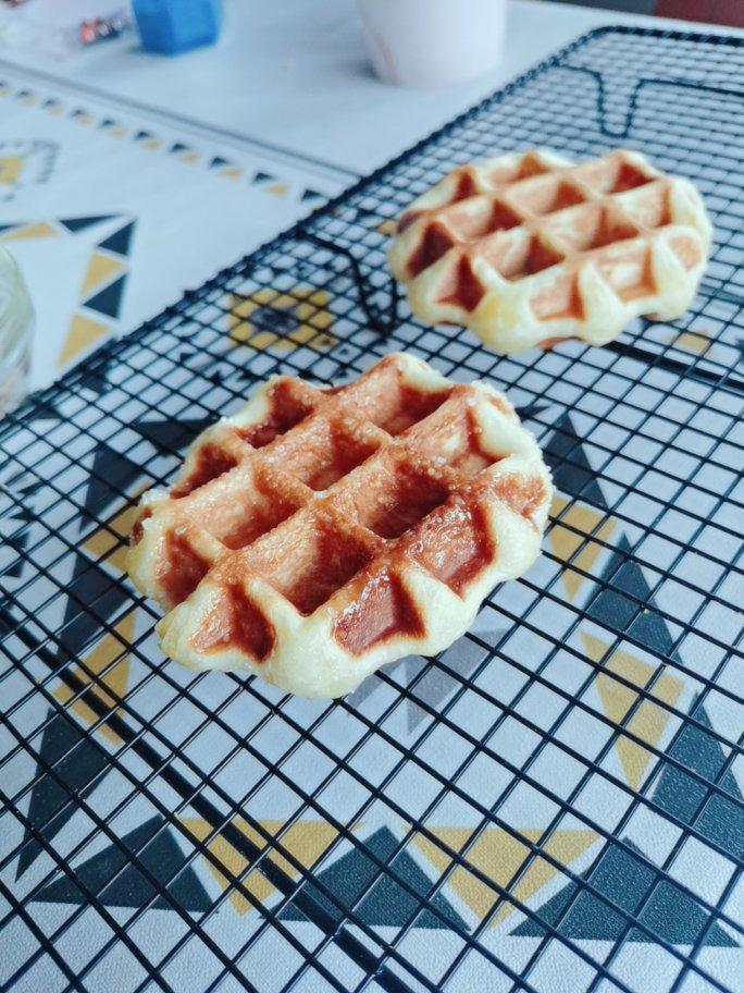 焦糖比利时华夫饼