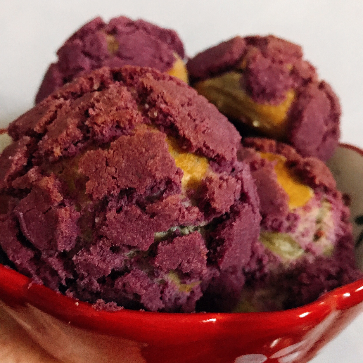 紫薯泡芙的做法