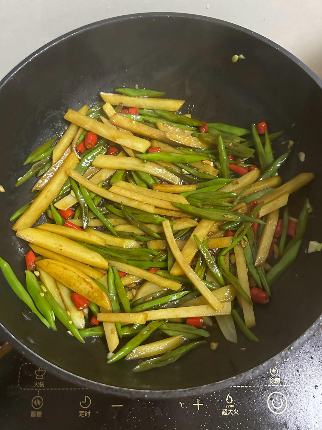 干煸豆角土豆