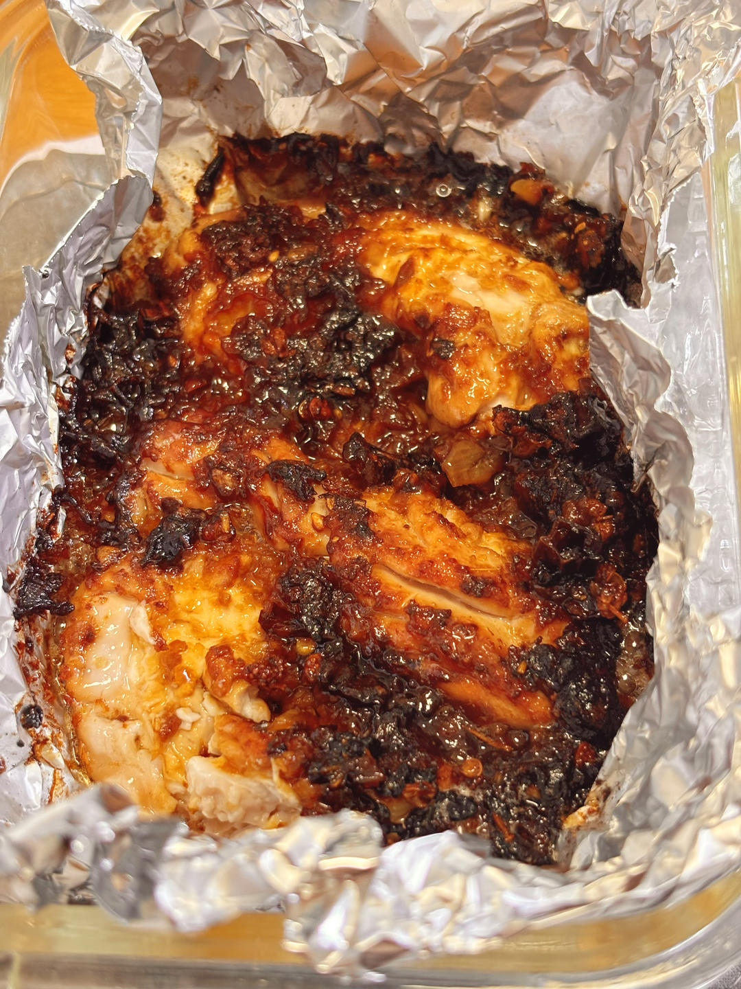 锡纸烤脑花（空气炸锅）