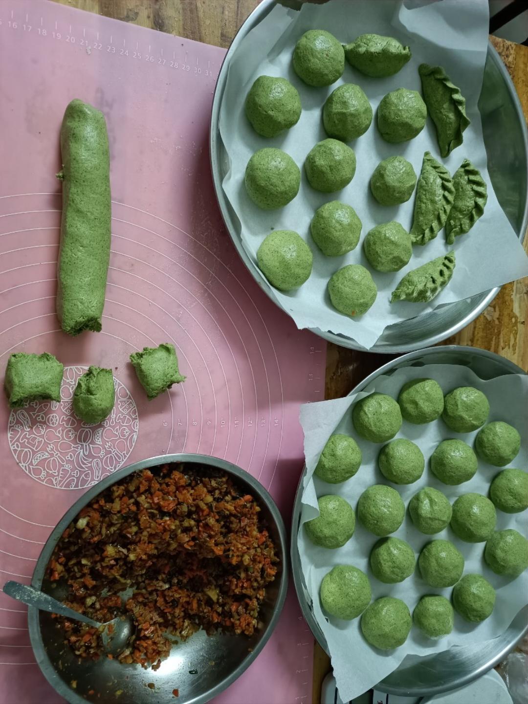 🔥超好吃肉松蛋黄青团-Q弹软糯不粘不塌