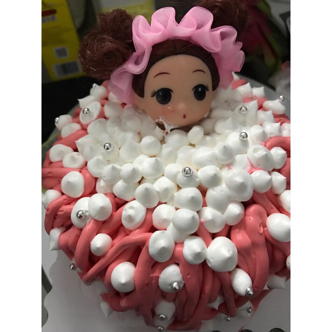 奶油裱花蛋糕