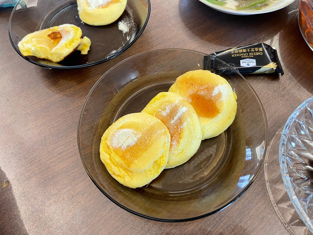 原味无油日式舒芙蕾厚松饼