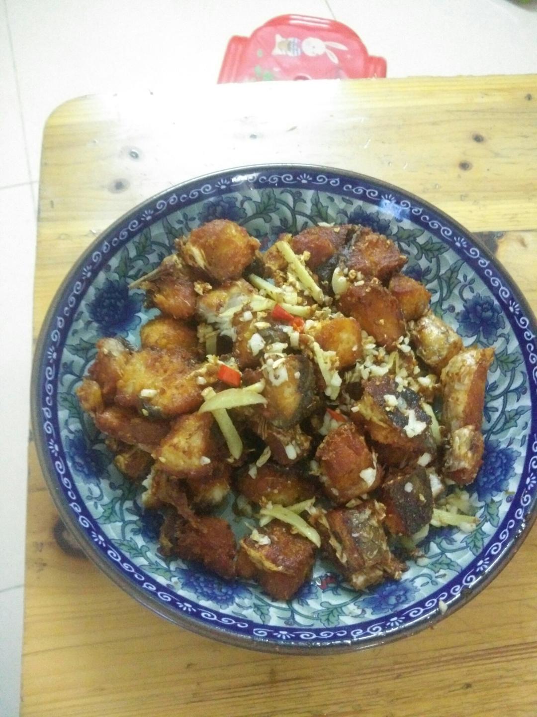 不用一滴水超入味的鱼块