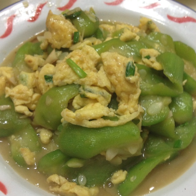 丝瓜炒蛋