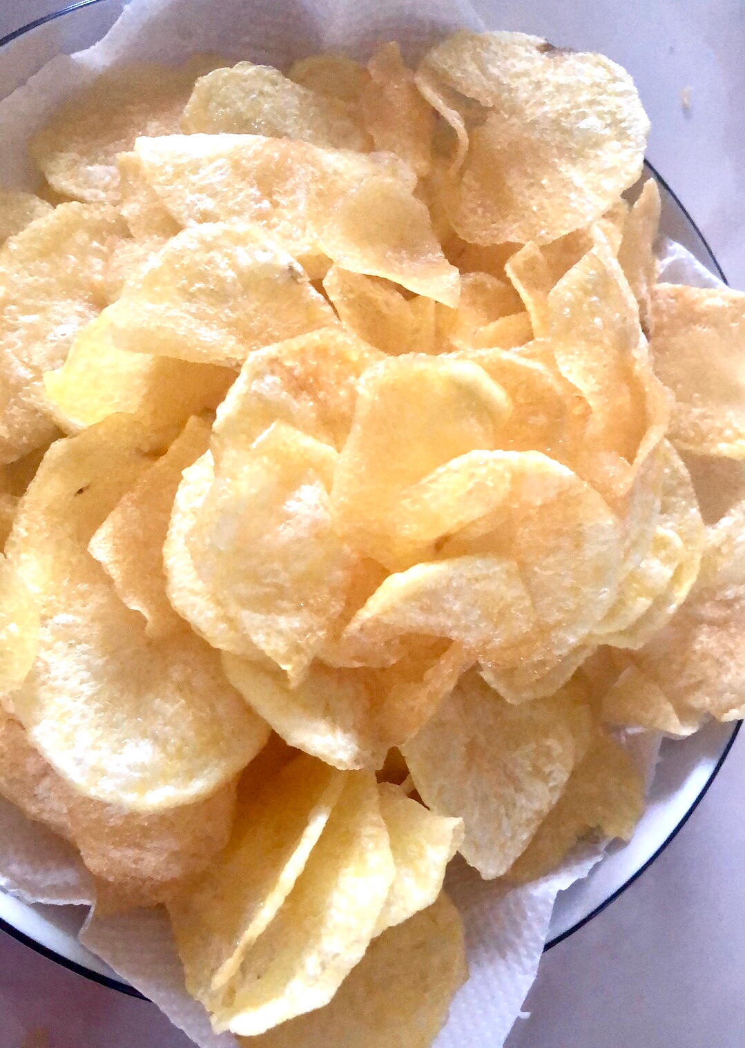 🔥焦香酥脆～自制薯片，嘎嘣脆秒杀膨化薯片