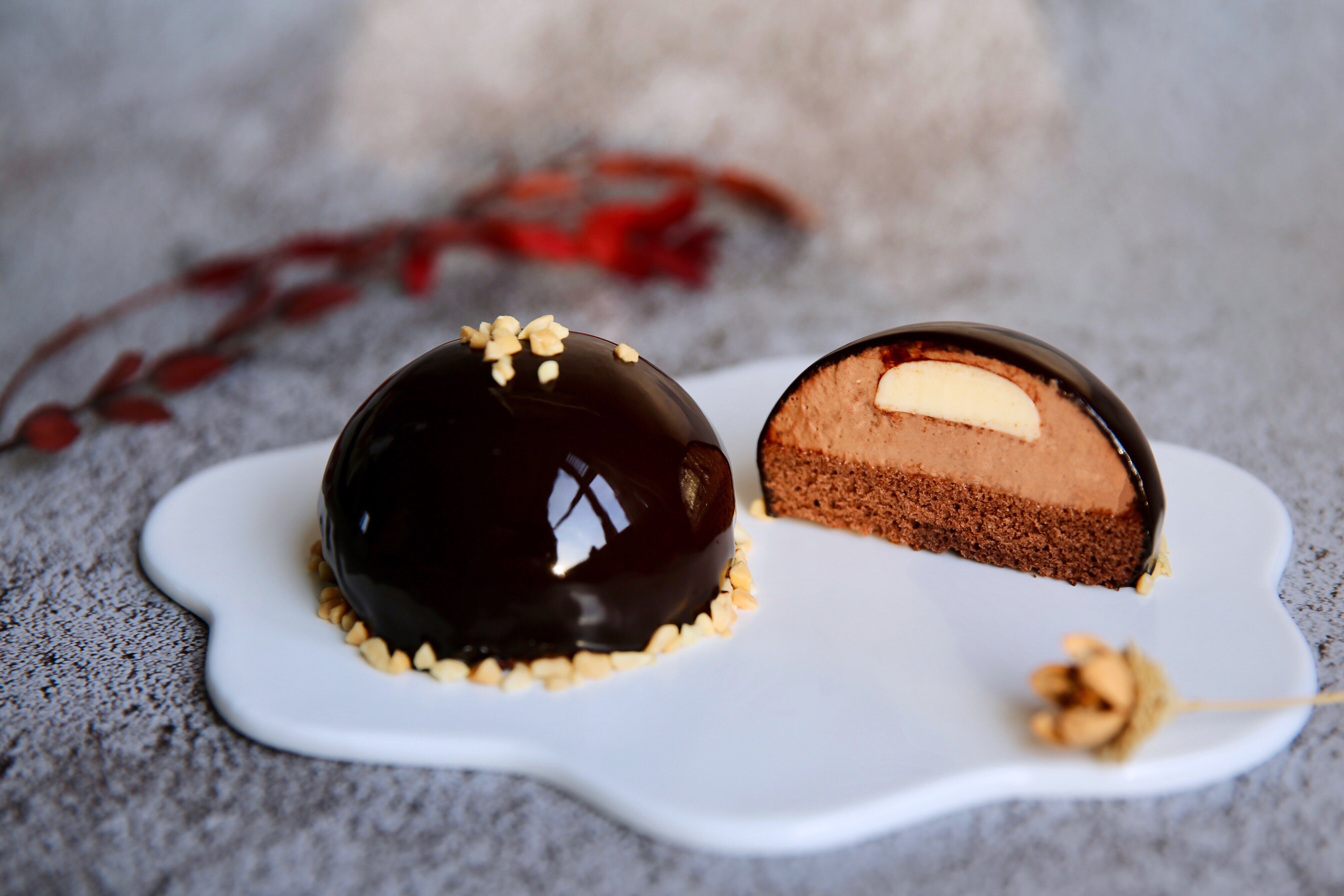 法式甜品之巧克力慕斯球的做法 步骤15