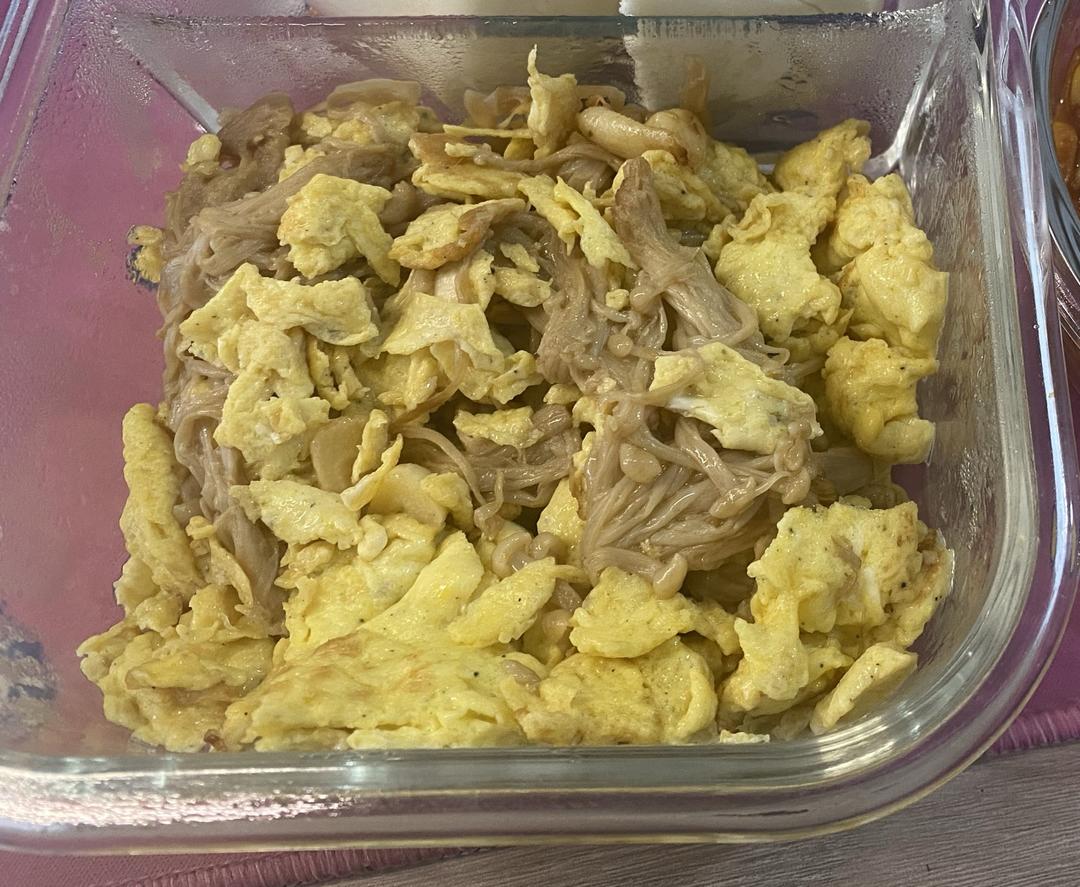 金针菇炒蛋