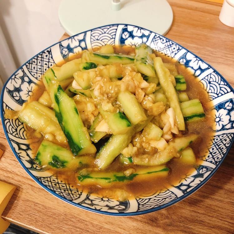 🔥5分钟快手-凉拌黄瓜，上桌秒没，爽口开胃