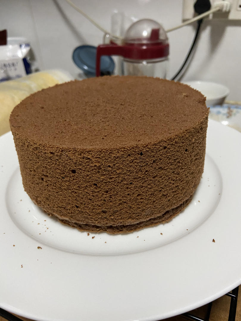 零失败❗️超详细的六寸巧克力戚风蛋糕