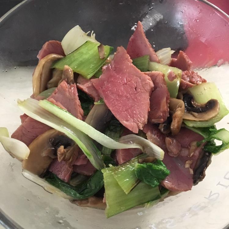 蚝油青菜牛肉