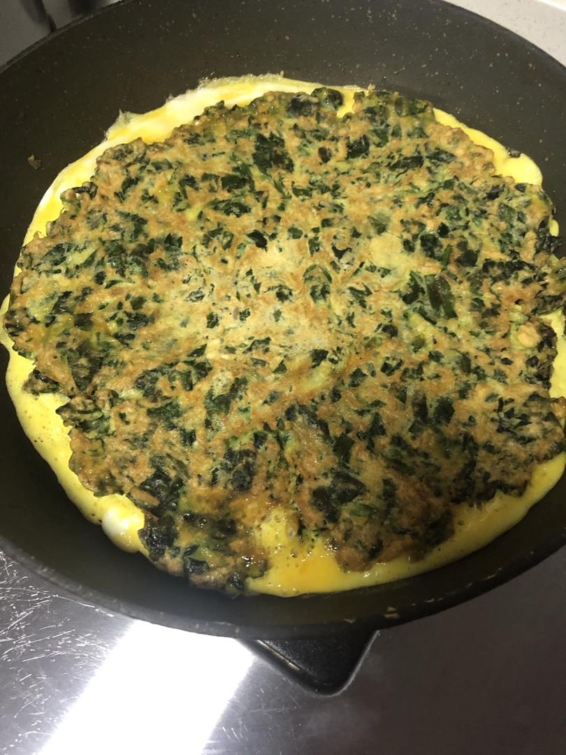 低脂菠菜蛋饼
