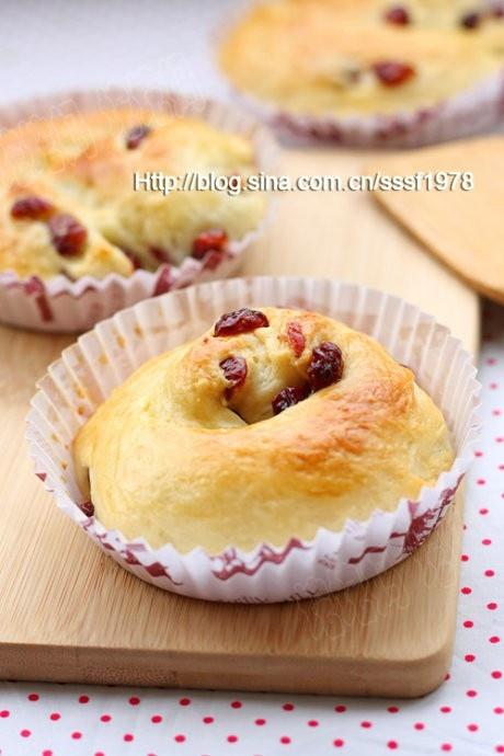 蔓越莓花形面包&迷你奶油小吐司的做法